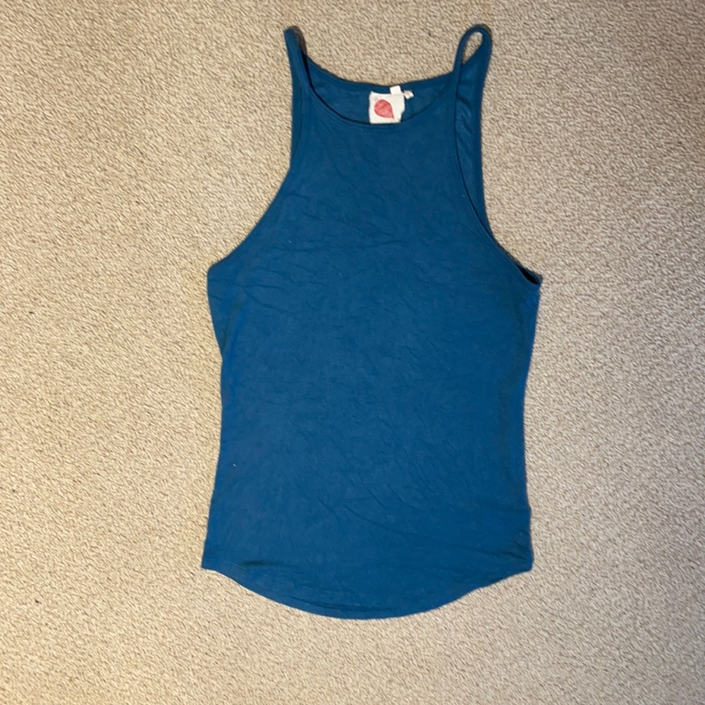 Anthropologie blue ultra soft tank size small